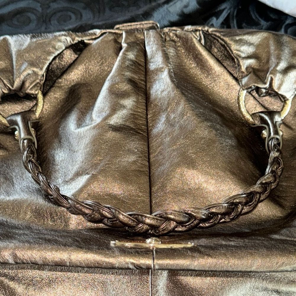 ELLIOT LUCA Metallic Bronze Shoulder Bag - Picture 6 of 16
